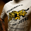 T-shirt Aggressive biały