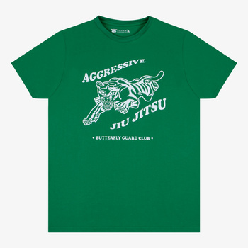 T-shirt Aggressive zielony