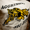 T-shirt Aggressive biały