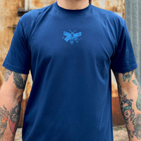 T-shirt Butterfly Guard Club Navy